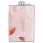 Rood kerstcadeau heupfles (Achterkant)