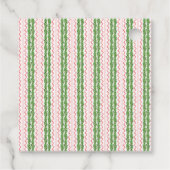 Rood kerstcadeauLabel voor rood cadeau Bedankjes Labels (Achterkant)