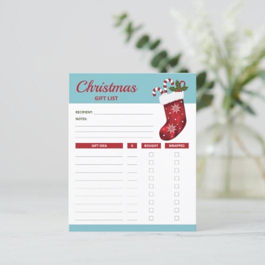 Rood kerstcadeauprogramma's (Staand voorkant)