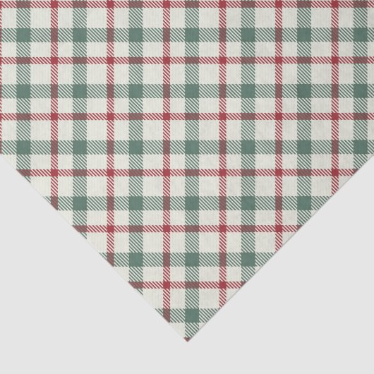 rood kerstcadeautje tissuepapier (Detail)