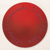 Rood kerstfeest en Onderzetters rond het nieuwjaar (Voorkant)