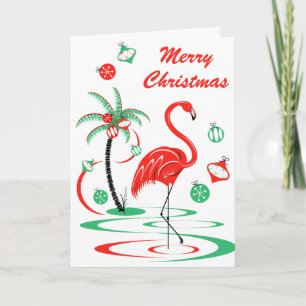 Rood kerstfeest met kerstcadeautjes feestdagen kaart