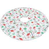 Rood kerstfeest met meerboomrok kerstboom rok (Gekanteld)