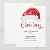 Rood kerstfeest Pet Elegant kerstfeest Kaart (Voorkant / Achterkant)