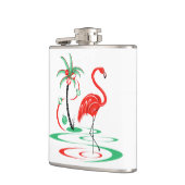 Rood kerstflesje, klein heupfles (Links)