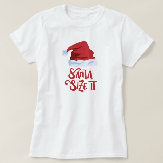 Rood kerstformaat! t-shirt (Design voorkant)