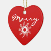 Rood kersthuwelijk Decoratie wetsvoorstel Rode Ker (Links)