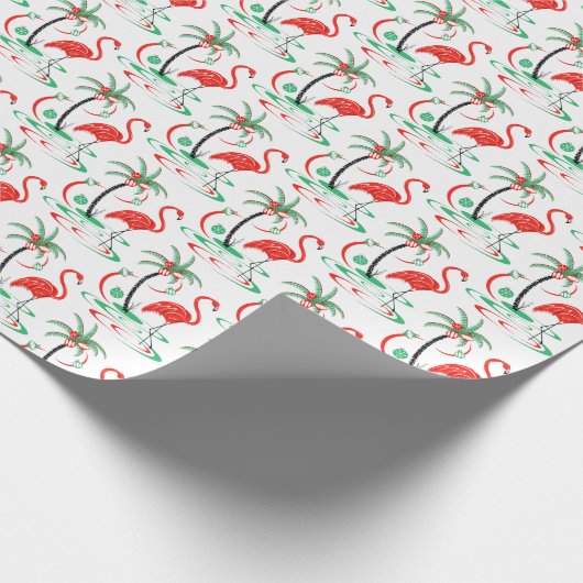 Rood kerstinpakpapier voor kerstbekers cadeaupapier (Hoek)