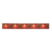 Rood kerstkaarsje Satin Gift Lint (Voorkant)