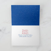 Rood kerstLabel op cadeaukaartje Feestdagen Kaart (Binnen)