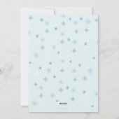 Rood Kerstmis Bloemen Grappig bericht Foto Feestdagenkaart (Achterkant)