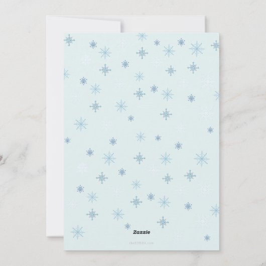 Rood Kerstmis Bloemen Grappig bericht Foto Feestdagenkaart (Achterkant)