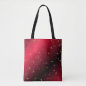 rood, kerstmis, cheques, kerstmis, glanzend, sierb tote bag (Voorkant)