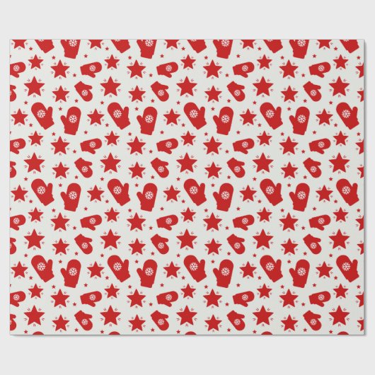 Rood kerstpapier cadeaupapier (Vlak)