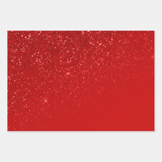 Rood kerstpapier voor glitter inpakpapier vel (Voorkant)