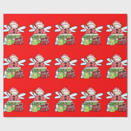 Rood kerstpapier voor kerstkerstkerstinkerverpakki cadeaupapier (Vlak)