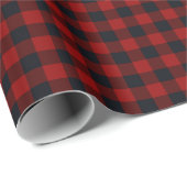 Rood kerstpatroon cadeaupapier (Rol Hoek)