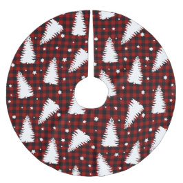 Rood kerstpatroon kerstboom rok