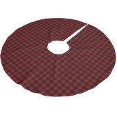 Rood kerstpatroon kerstboom rok (Gekanteld)