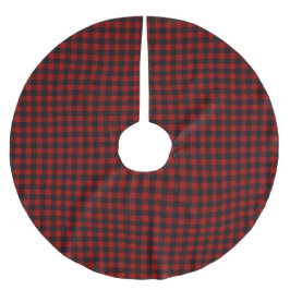 Rood kerstpatroon kerstboom rok