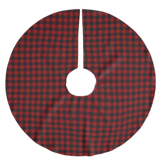 Rood kerstpatroon kerstboom rok (Voorkant)