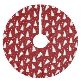 Rood kerstpatroon kerstboom rok