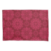 Rood kerstpatroon kussensloop (Voorkant)