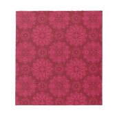 Rood kerstpatroon notitieblok (Voorkant)