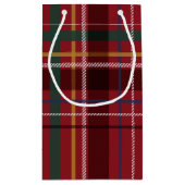 Rood kerstplein, klassieke feestdag klein cadeauzakje (Achterkant)