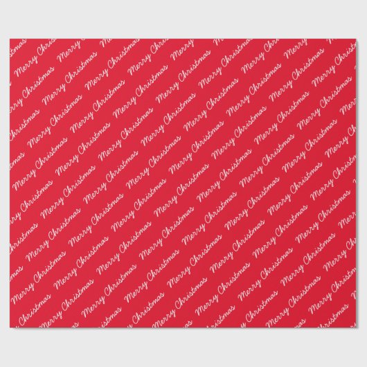 Rood kerstscript, smeulpapier cadeaupapier (Vlak)