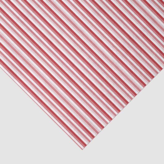 Rood kerstsnoepriet gestreept papier (Detail)