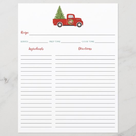 Rood kersttruck en Multomap ontvangen (Voorkant)