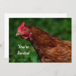  rood kippengezicht foto verjaardag kaart