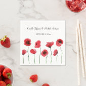 Rood klaproos servet (Insitu)