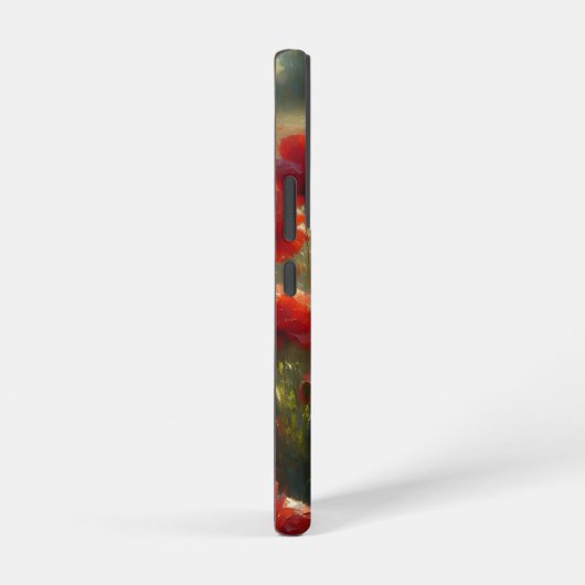 rood klaproos veld op een zomerdag samsung galaxy hoesje (Rechterkant)