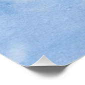 Rood klaproos waterverf Poster papier (semi-glans) (Hoek)