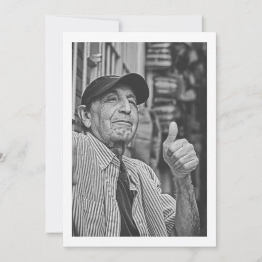 Rood Klassiek Antiek Kar Mannelijke Foto Birthday Kaart (Achterkant)