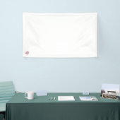Rood kleurdecoratief ontwerp Vinylbanner Spandoek (Beurs)