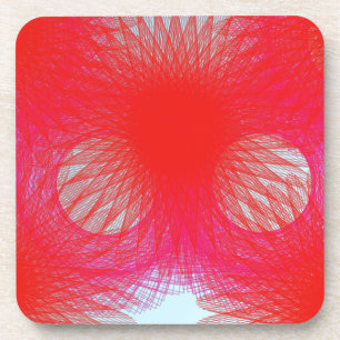 rood knutselen bier onderzetter