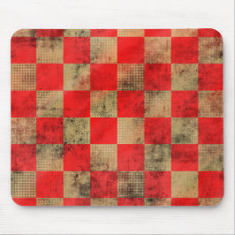 Rood  koel schaken muismat