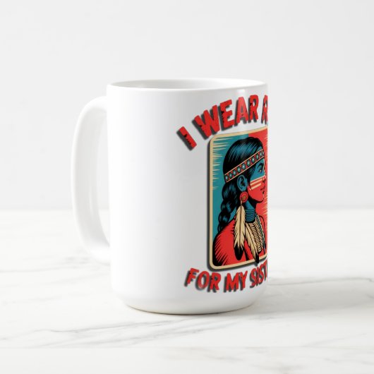 ROOD KOFFIEMOK (Voorkant links)