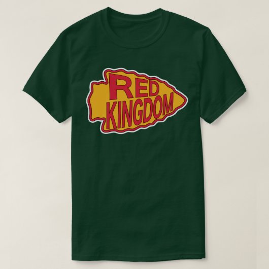 Rood Koninkrijk T-shirt (Design voorkant)