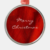 Rood Koperen Hart Ornament (Voorkant)
