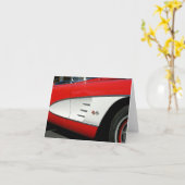 Rood Korvet - Kaart (Gele Bloem)