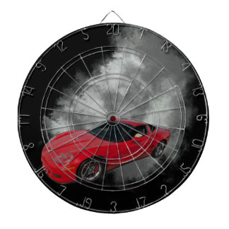 Rood korvet met grijze, verwijderbare achtergrond  dartbord