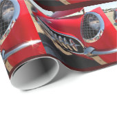 Rood korvet ~ Verpakking papier (Rol Hoek)