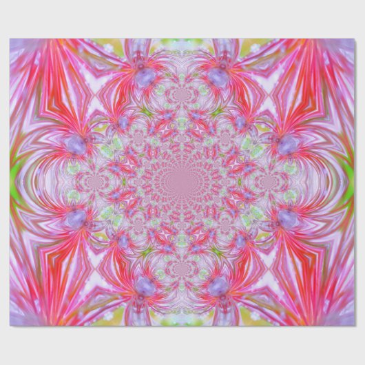 Rood kristalpapier cadeaupapier (Vlak)