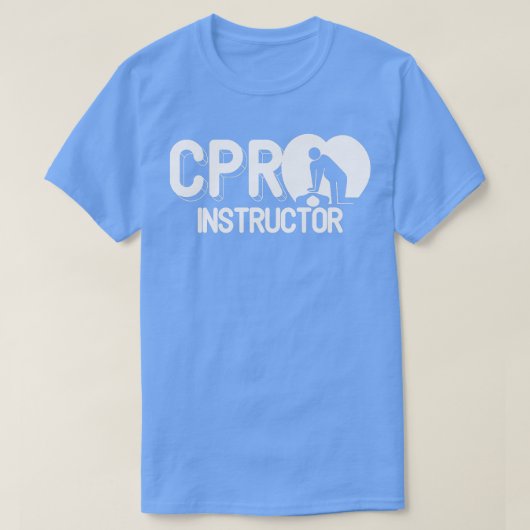 Rood kruis CPR Instructeur Beste CPR T-shirt (Design voorkant)
