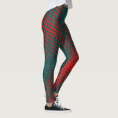 Rood kruis over de chartale hemel of cyaans leggings (Rechts)