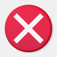 Rood kruisje: X verkeerd symbool